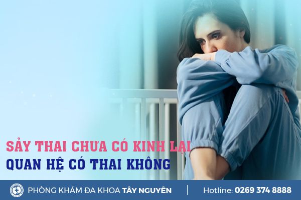 Phân tích sảy thai chưa có kinh lại quan hệ có thai không